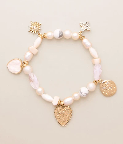 Beaded Charm Bracelet
