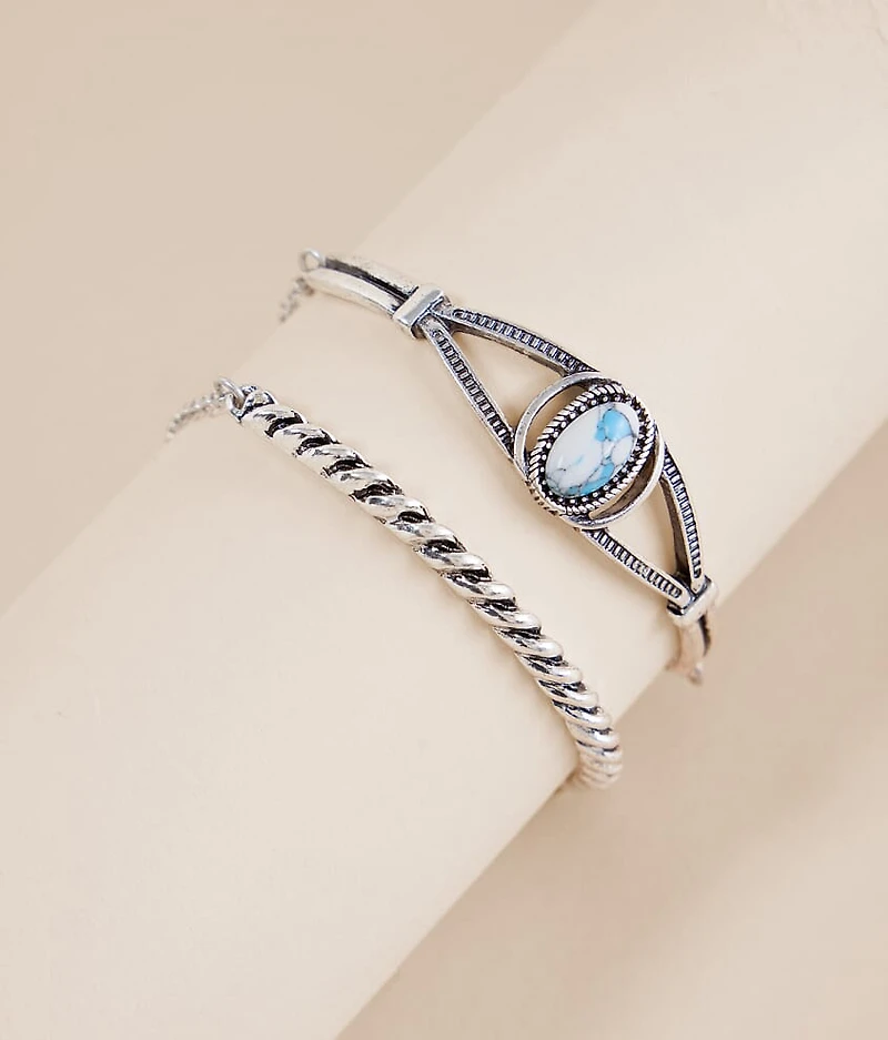 2 Pack Slider Bracelet Set