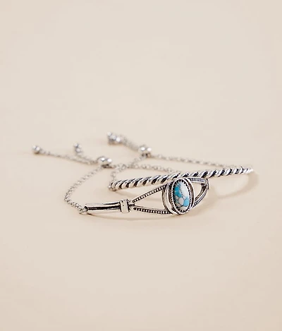 2 Pack Slider Bracelet Set