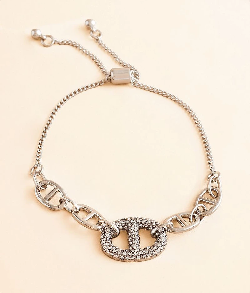 Glitz Chain Slider Bracelet