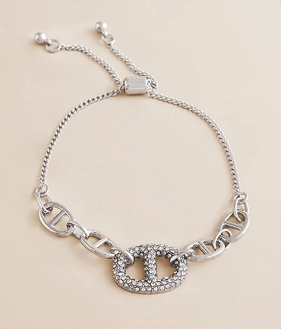 Glitz Chain Slider Bracelet
