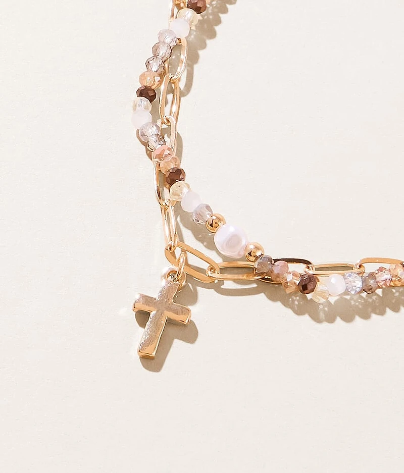 Bead & Chain Bracelet