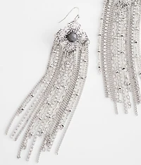 Glitz Chain Fringe Earring