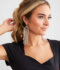 Glitz Chain Fringe Earring