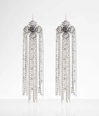 Glitz Chain Fringe Earring