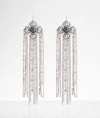 Glitz Chain Fringe Earring