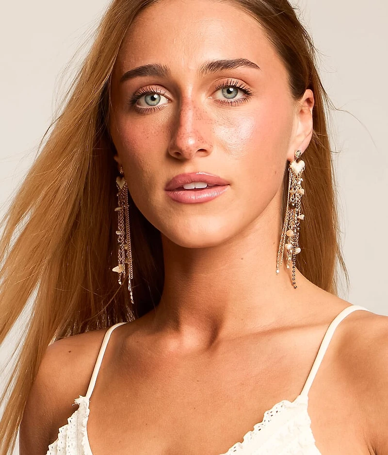 Fringe Drop Convertible Earring