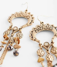 Beaded Fringe Earring