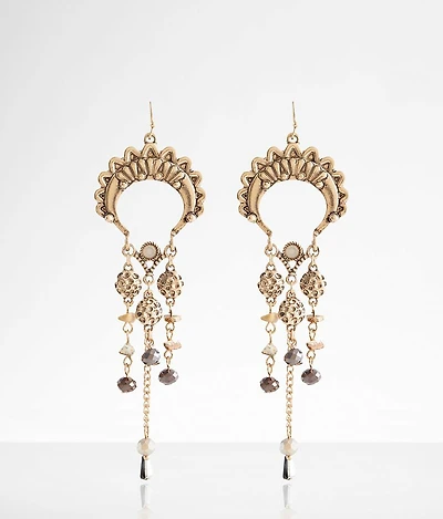 Beaded Fringe Earring