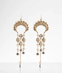 Beaded Fringe Earring