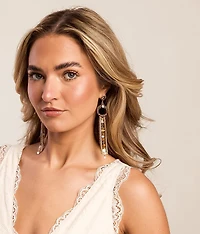 Beaded Fringe Earring