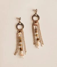 Beaded Fringe Earring