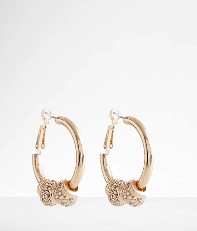 Glitz Hoop Earring