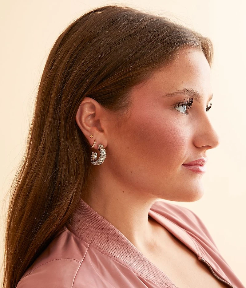 Glitz Heart Earring