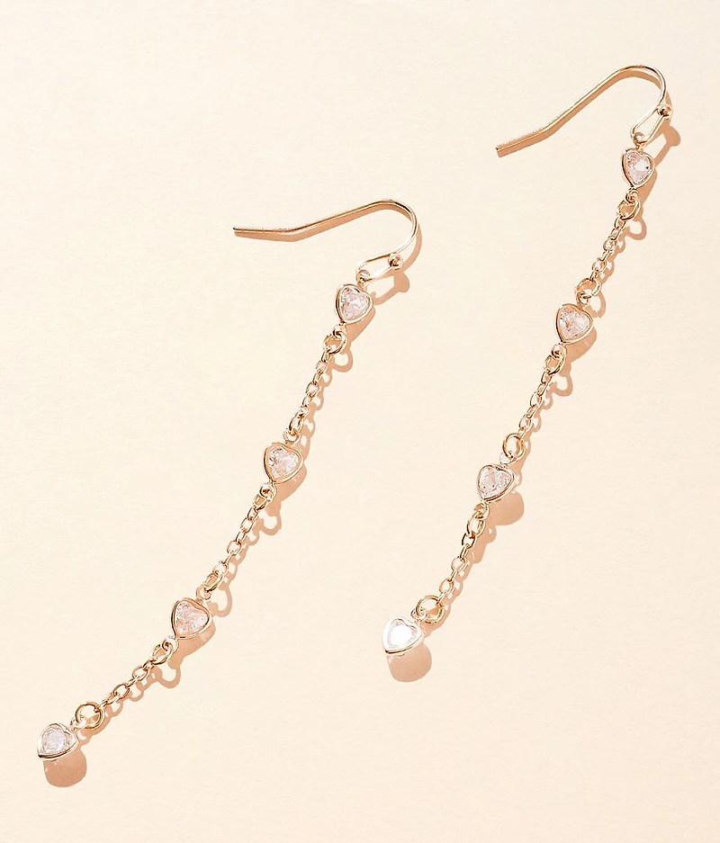 Heart Drop Earring