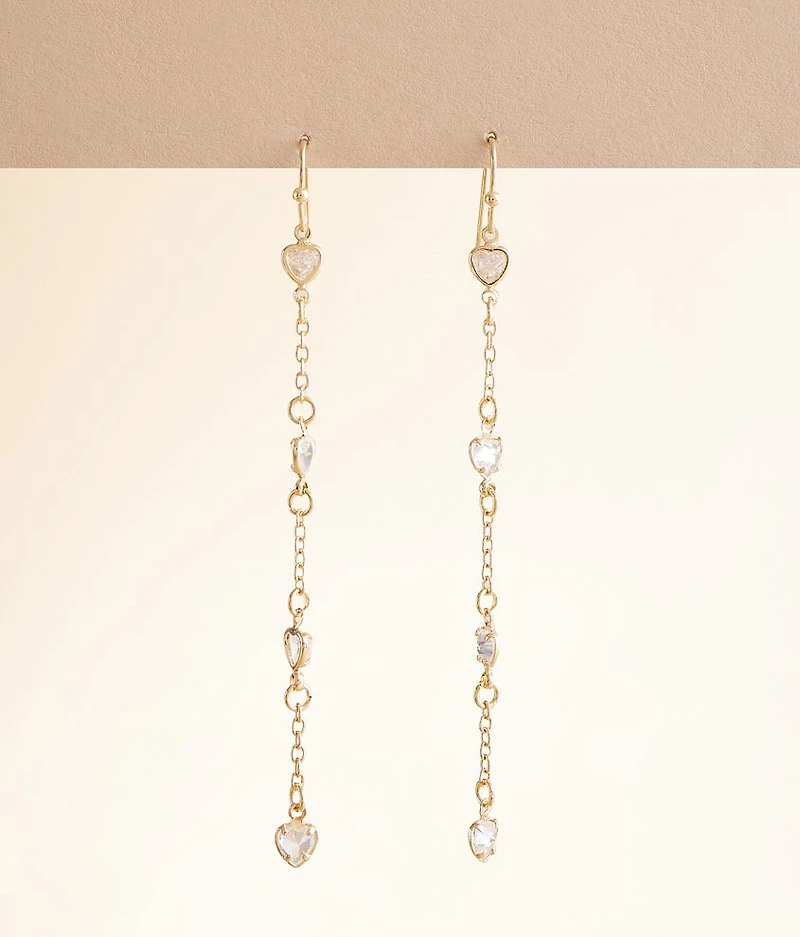 Heart Drop Earring