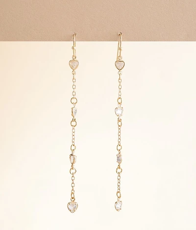 Heart Drop Earring