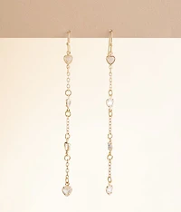 Heart Drop Earring