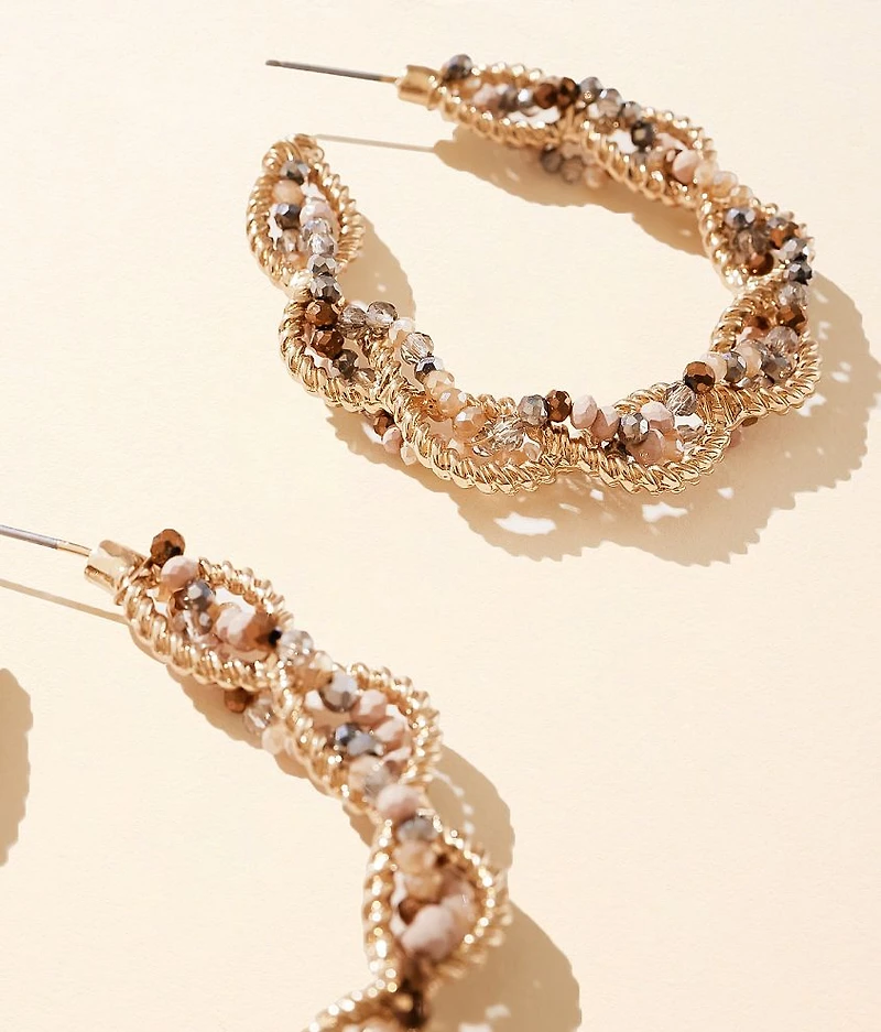 Twisted Hoop Earring