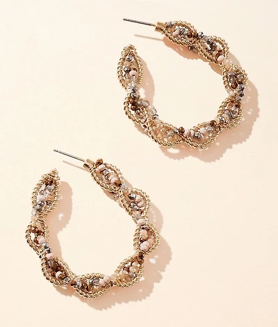 Twisted Hoop Earring