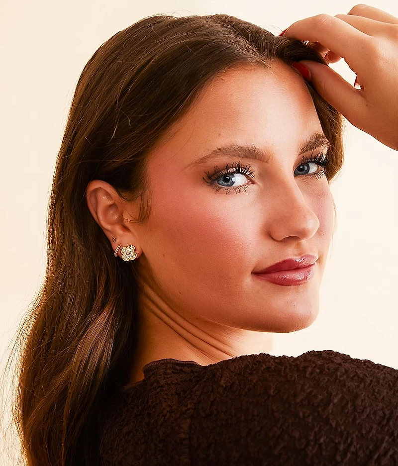 Glitz Clover Earring