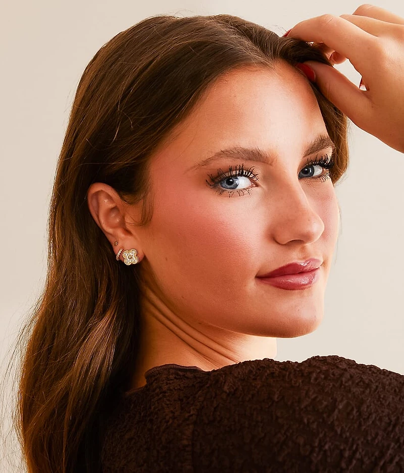 Glitz Clover Earring