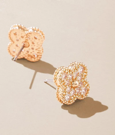 Glitz Clover Earring
