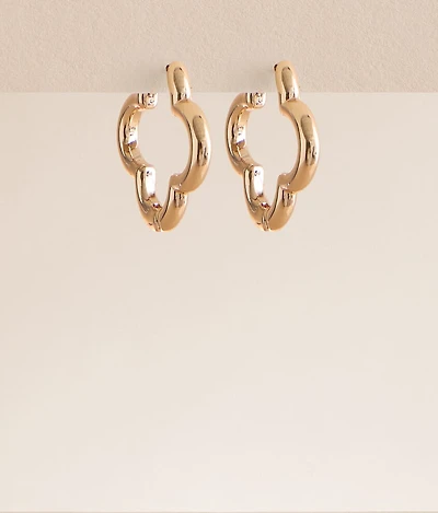 Clover Hoop Earring