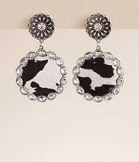Glitz Cow Fur Earring