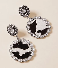 Glitz Cow Fur Earring