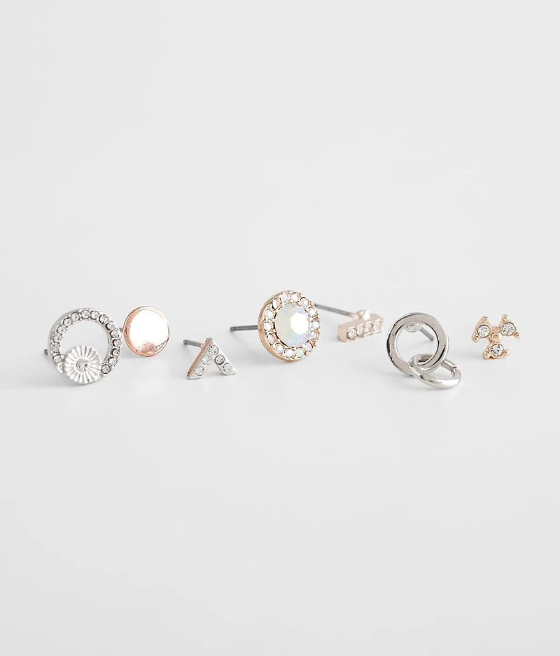 12 Pack Stud Earring Set