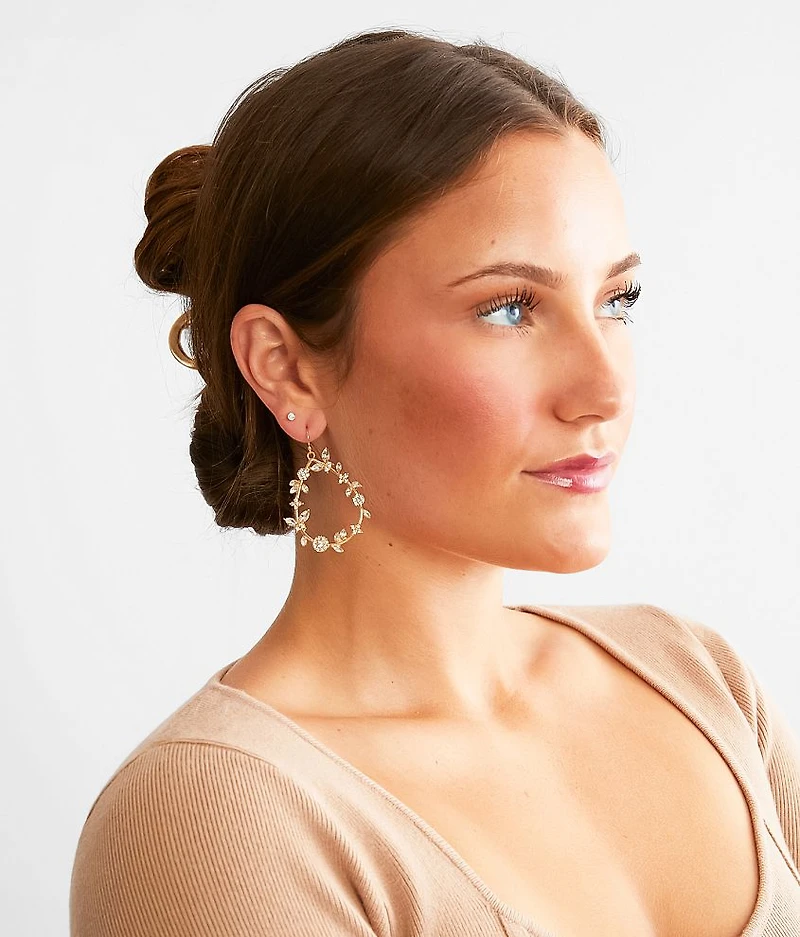 Glitz Teardrop Earring