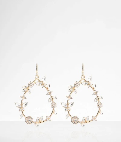 Glitz Teardrop Earring