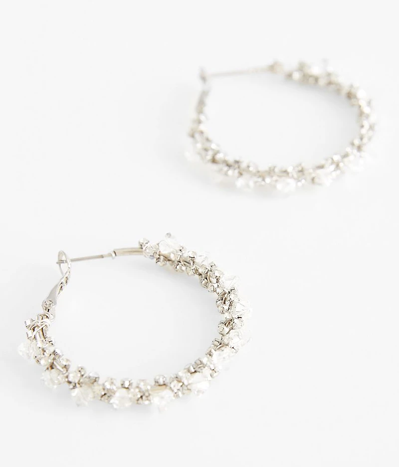Glitz Hoop Earring