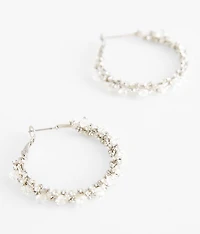 Glitz Hoop Earring
