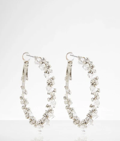 Glitz Hoop Earring
