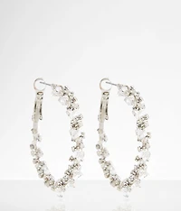 Glitz Hoop Earring