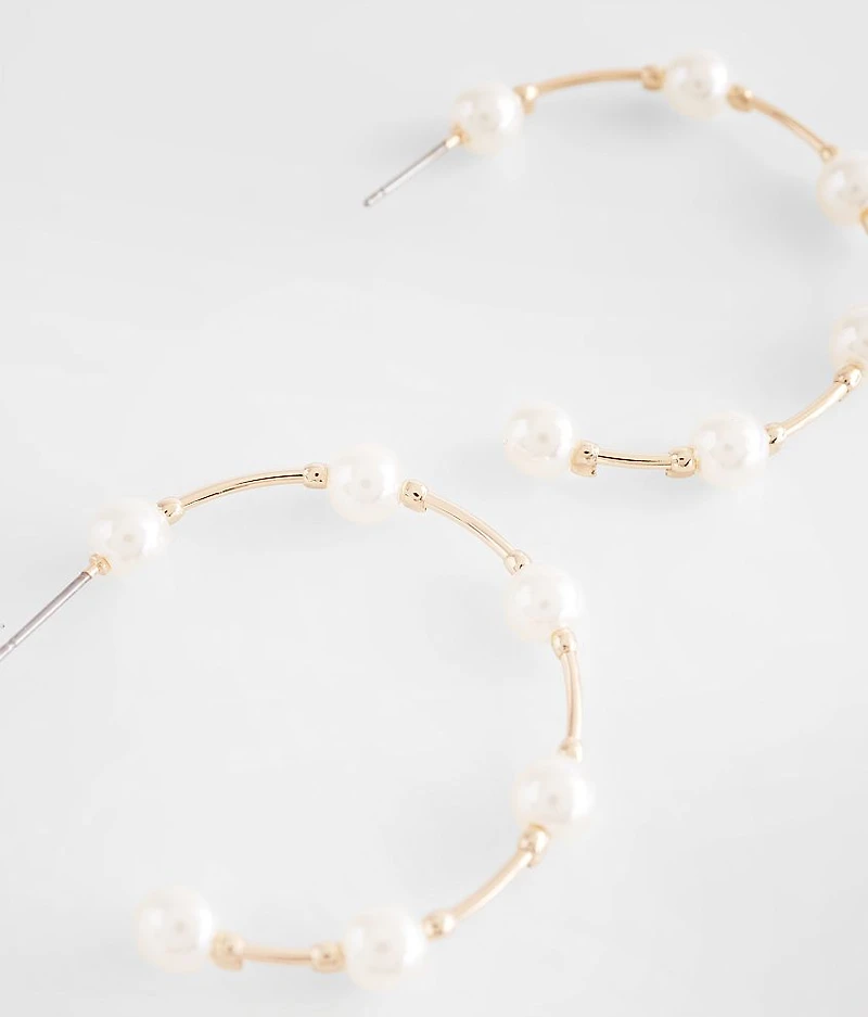Faux Pearl Earring