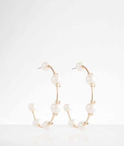 Faux Pearl Earring