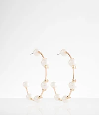 Faux Pearl Earring