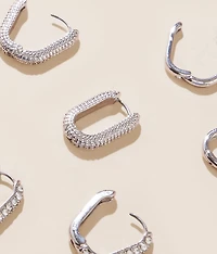 3 Pack Hoop Earring Set