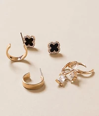 3 Pack Glam Earring Set