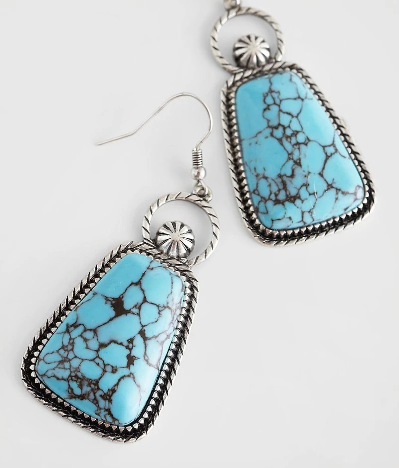 Western Turquoise Earring
