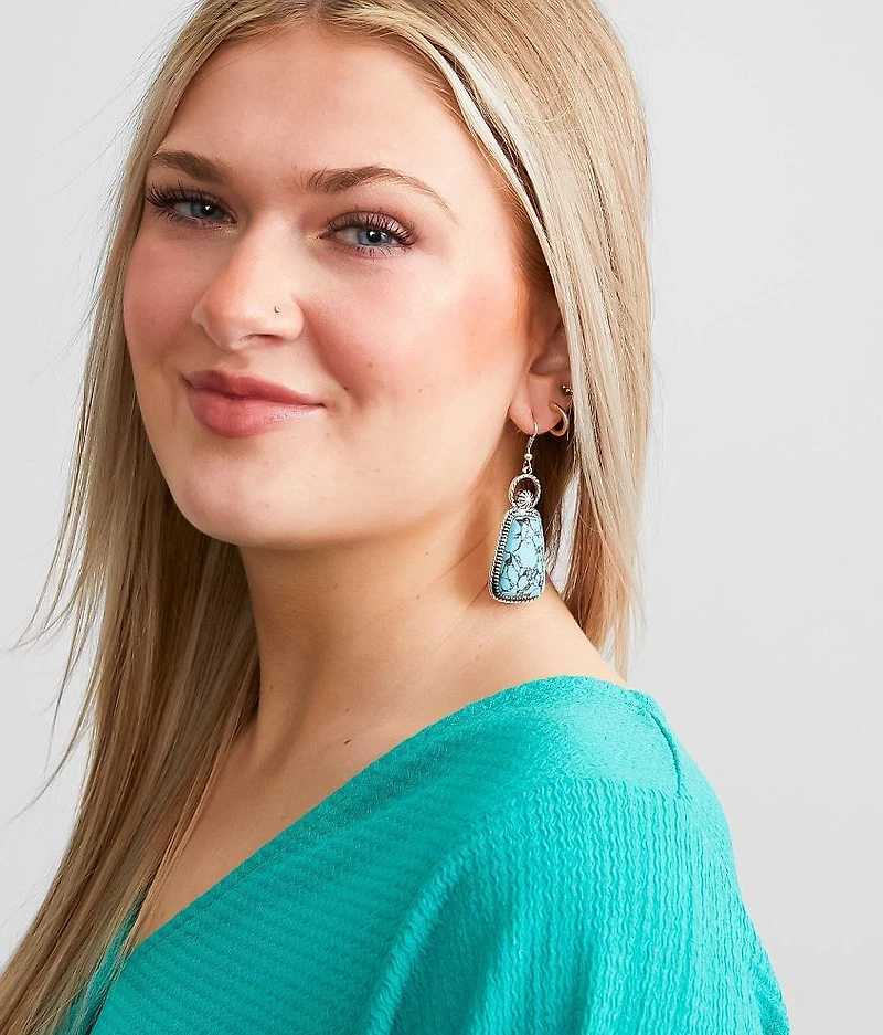 Western Turquoise Earring