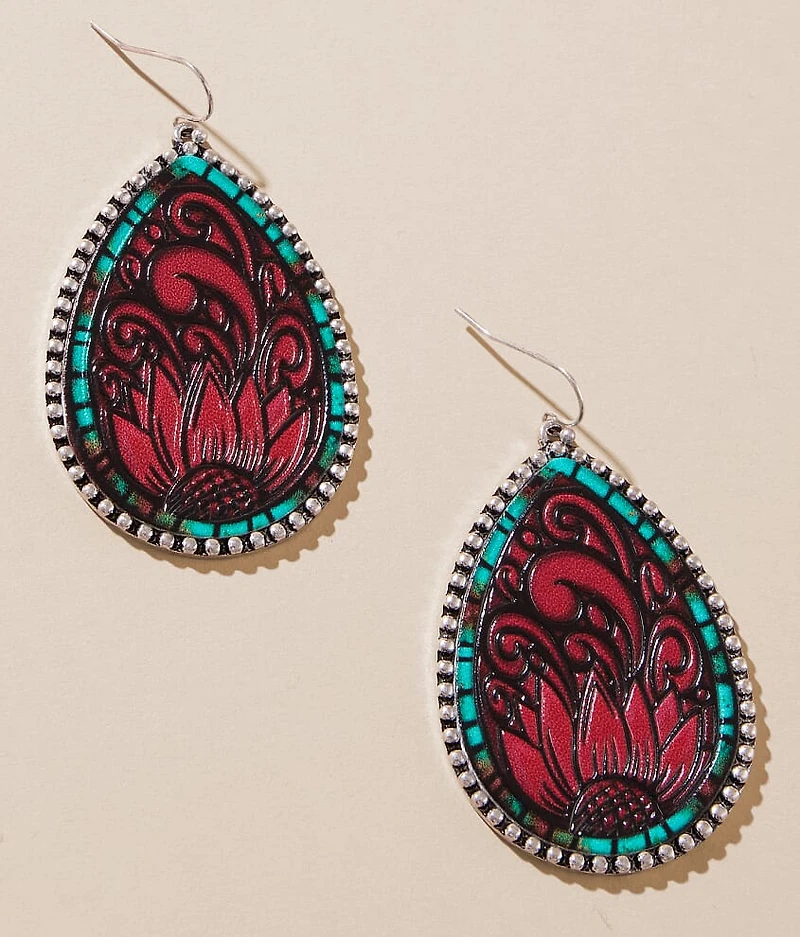 Western Embossed Earring