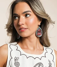 Western Embossed Earring