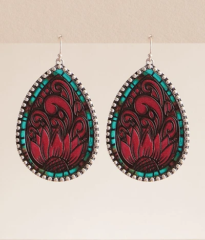 Western Embossed Earring