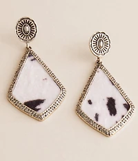 Glitz Cow Print Earring