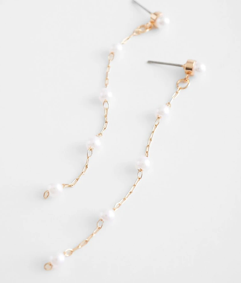 Faux Pearl Earring