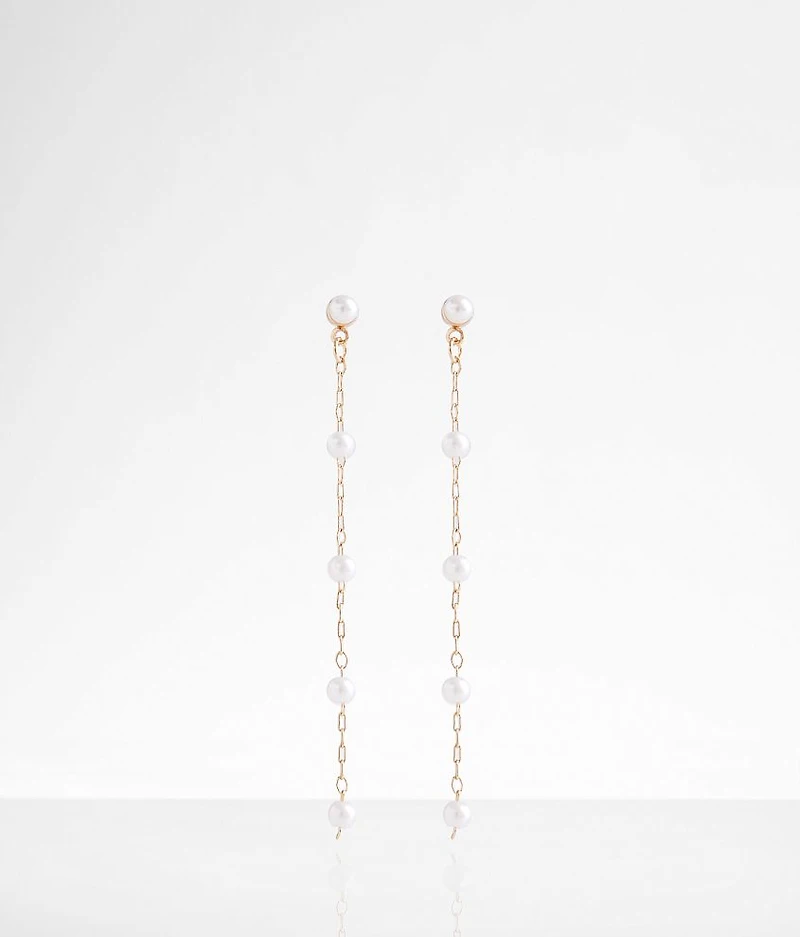 Faux Pearl Earring
